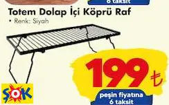 METALTEX TOTEM DOLAP İÇİ KÖPRÜ RAF